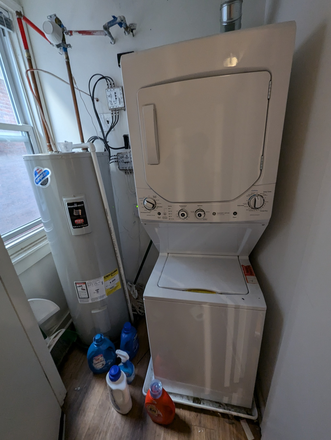 in-unit laundry shared with 2 roommates - $690/month including utilities, furnished bedroom, share bath with 1 rommate laundry/kitchen with 2 Apartments