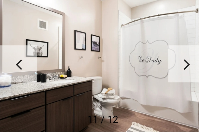 Bathroom - The indy Apartments