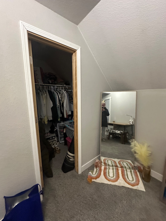walk in closet - Split Level House Near Campus