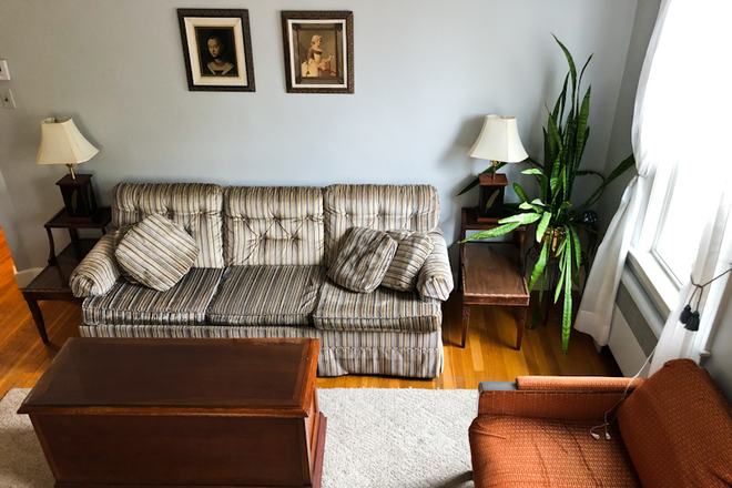 Living room - Ideal location near  Harvard QRAC (gym, tennis courts, indoor basketball court) Apartments