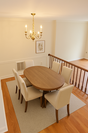 Dining Room - Prime Rockville Location: Walk to Metro & Town Center - 3BR/2.5BA Townhouse
