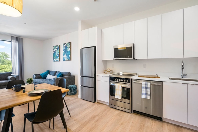 Beautiful kitchen and living space - One East Pleasant Summer Sublet Apartments