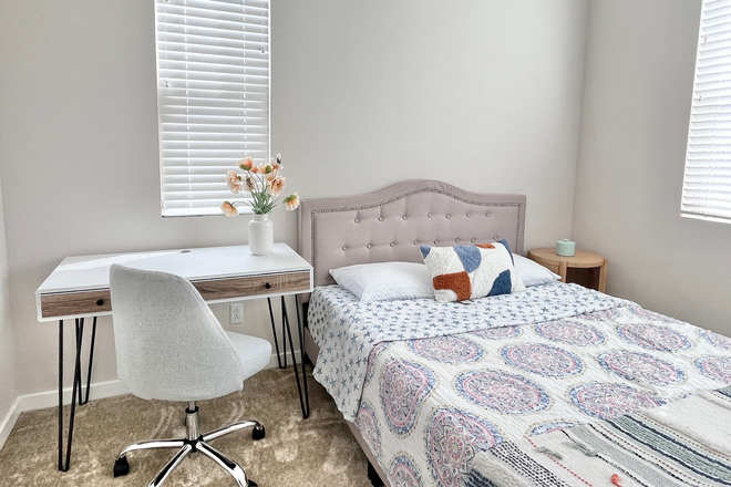 Secdonary bedroom - Beautiful gated community furnished turn key housing close by UCI Townhome