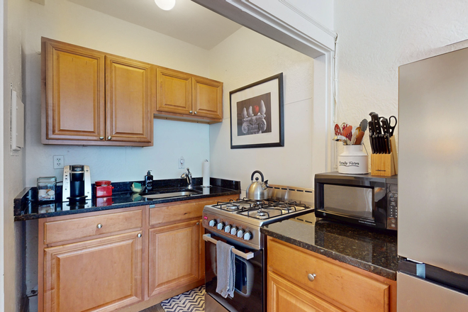 Kitchen - KIL9043 Sunny, Renovated, Furnished 1-Bed,  Close to BU, BC, MBTA Apartments