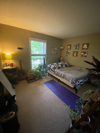 Bedroom ( prior roomate furniture) - Spacious Room and Full Bathroom in partially furnished Condo off Briarcliff Rd, utilities included