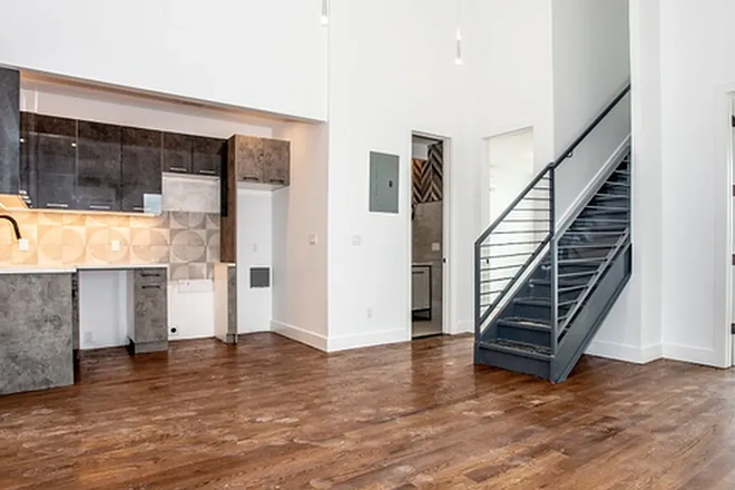 Living Room (With view into room) - 1266 Pacific St. Apartments