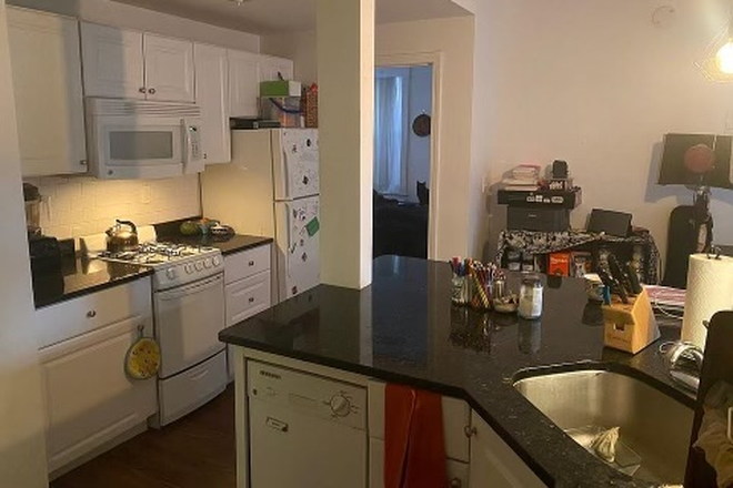 Living room/Kitchen - Walking distance to Berklee, Boston Conservatory, NEU, and Northeaster.