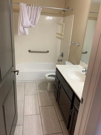 This is the bathroom for one person - Spacious 2b2b apartment close to Delmar