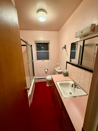 Upstairs bathroom - CMU Home on 10th