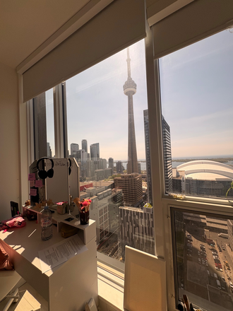 Bedroom view - 1 Partly-furnished Master Bedroom in Downtown Core