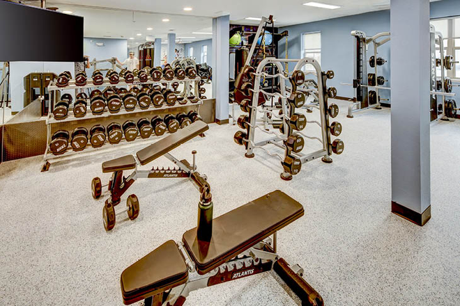 Gym amenity - University Village Apartments at Boulder Creek