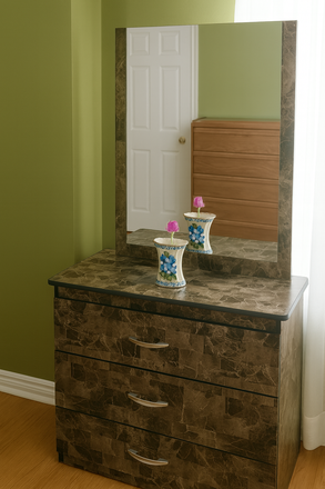 Bedroom C: $880 Private room with Double sized bed - Private room for female in a shared townhouse at Scarborough Gold Club Road! Utilities included!