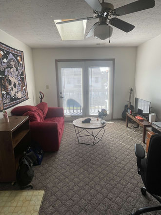 Living Room - Granite second Floor apartment available for 2026 Summer semester