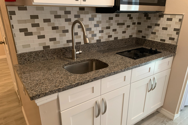 Kitchen - Private Fully Furnished Studio Apartments