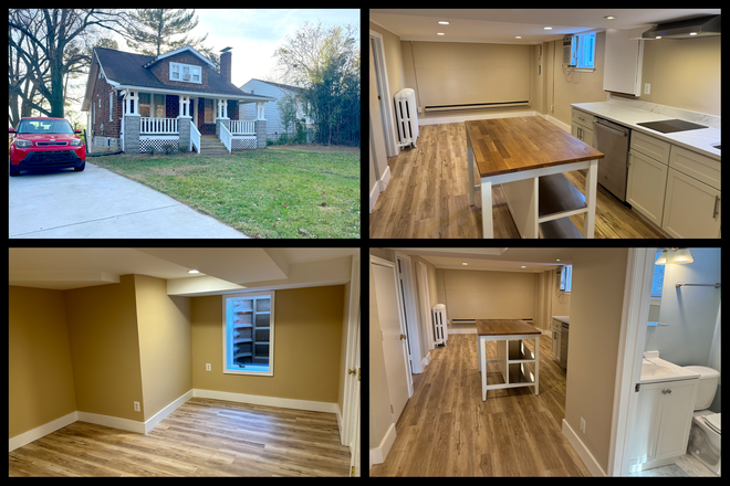 Main composite photo - 2BR/1BA basement apartment 1mile from UMD, 1/2 block off US1 on bus route - ALL UTILS INCLUDED