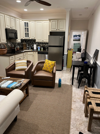 Kitchen / Livingroom (furniture and rug not included) - 1BR/1BA In-law suite Apartments