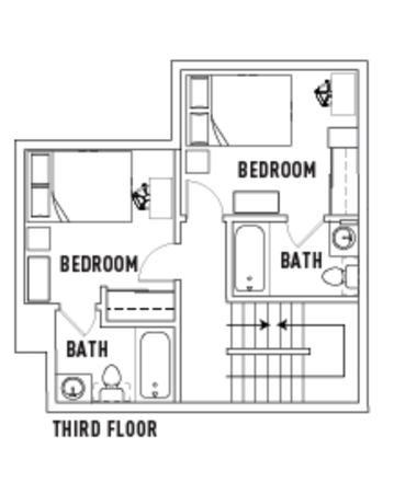 Bedroom on the Left - Camino Del Sol, Private Bedroom