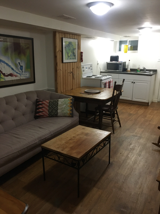 Common area and kitchen - 1 Furnished Bedroom for Rent in Student Shared Residence - Steps from Bloor/Ossington Subway House