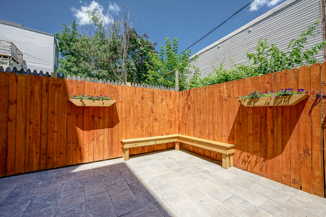 Rear Patio - 1825 N 17th St Apartments