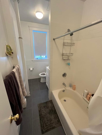 Bathroom - Private bedroom in a 2b1b on Comm Ave across Chiswick Rd Green Line T stop Apartments
