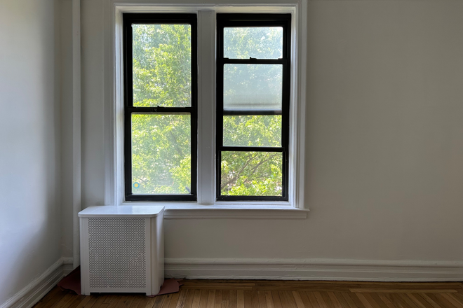 Bedroom window, looking west - Big Sunny Room in 2 Bed Coop Apartments