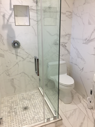 New marble bathroom - Private Cozy Studio close to UM campus and Coral Gables House