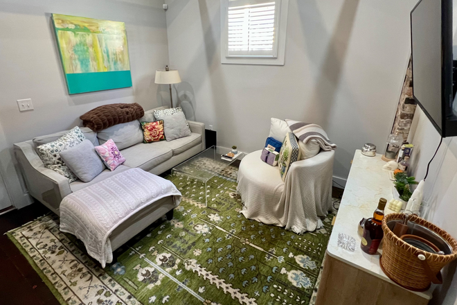 Living Room - Furnished 2 Bed/2 Bath/2 Parking Spots Less than 1mi to MUSC House