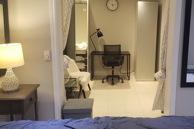 study room/lounge - 2 room basement apartment walk out with ensuite bath, living rooms, kitchenette and laundry