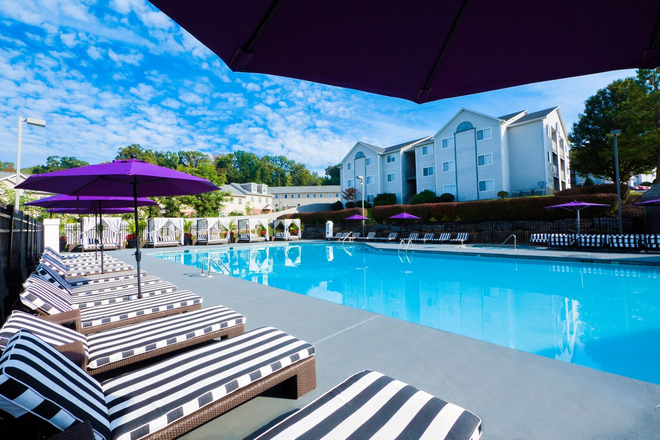 Resort Style Pool - The Harrison at JMU Apartments
