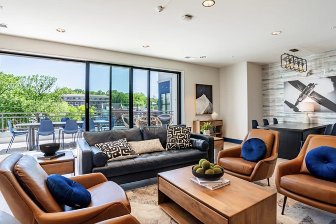 Clubhouse with outdoor terrace - The Edition on Rosemary Apartments