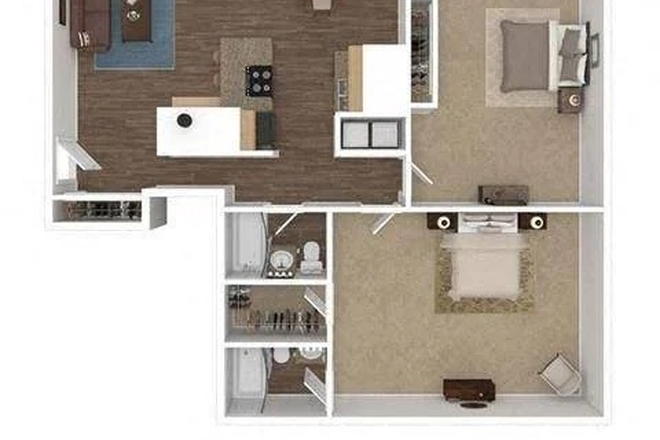 Top-most bedroom available with top-most bathroom. - Henley and Remy Apartments