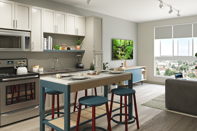 Kitchen and living room - ?Liv Auburn