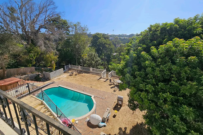 Backyard - Beautiful spacious semi-private apartment in La Jolla-- large yard and quiet neighborhood!