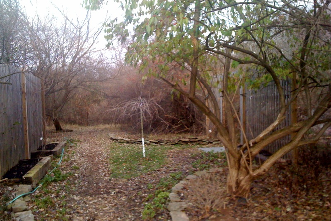 Yard leading to trail network - Furnished room in shared home-Rosedale Rd-Princeton