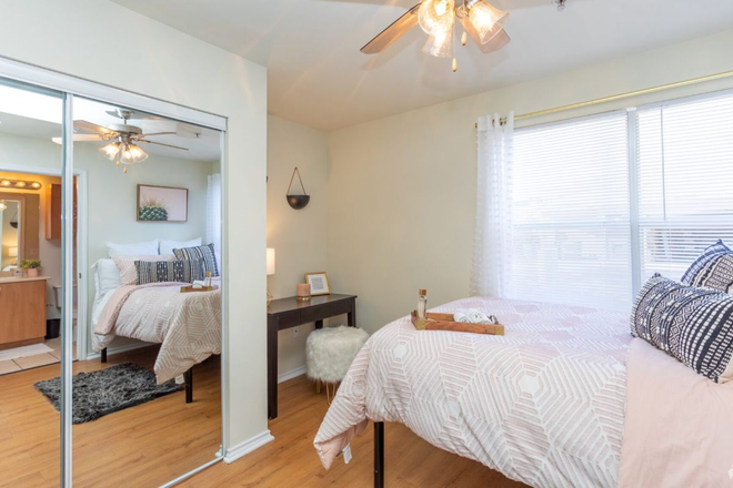 Bedroom - The Landing Apartments, 10 minute drive to campus