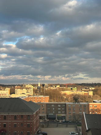 View from living room - VERVE West Lafayette Apartments