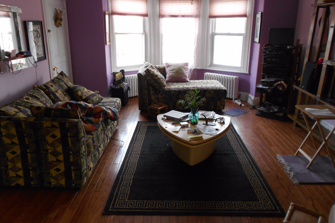 Living Room - Fully Furnished/Third Floor and Loft of Large Sunny Apartment in Owner Occupied Building