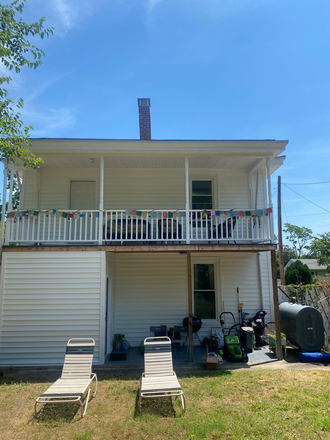 Back Yard with back entrance - House for Rent - 700 W 24th Street  Richmond, VA 23225