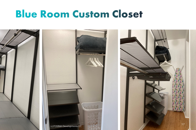 Blue Room Custom Closet - Indigo Lane Condo