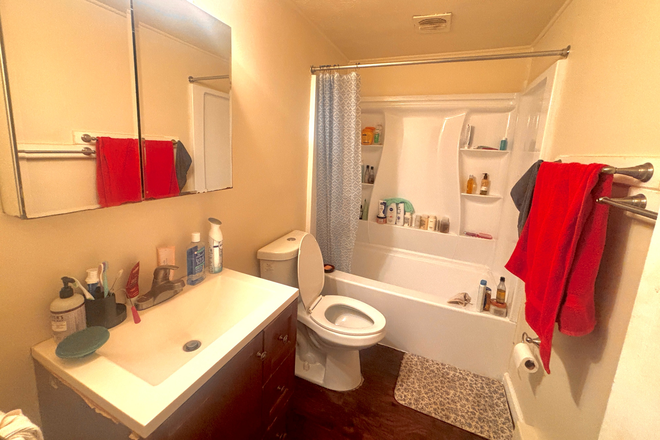 Bathroom - Colonial Village Apartments, 10min bus to Campus, BusStop right outside! Looking for Summer Sublet