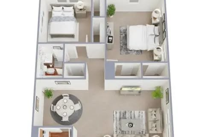 Floorplan of the apartment - Nobb Hill Apartment For Rent