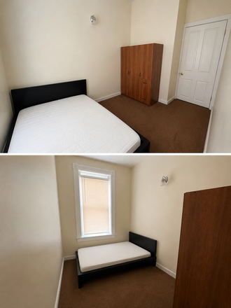 Private bedroom available for lease takeover/move-in at 31 W Hollister St. The bedroom is already furnished with a bed frame and wardrobe, s - 31 W Hollister St – 3BR/1BTH Apartment Steps from UC Campus
