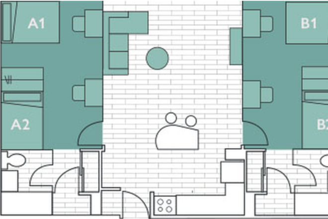 Room plan - Parkside Apartment Housing