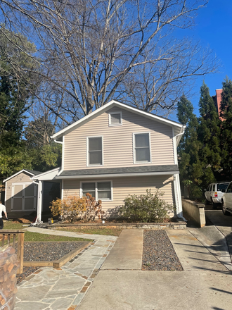 Outside view - Adorable private 2 bed/1 bath cottage in downtown Decatur, minutes walk from square and MARTA!