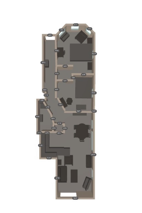 Floorplan - ~ Furnished Porter Sq 2 Bed w/ In Unit Lndry & Modern Open Concept Kitchen ~ Apartments