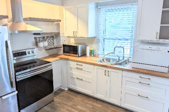 Kitchen with stainless steel appliances - 3 Bed/2 Bath unit across from Dufferin Mall & walking distance to Bloor St! Duplex