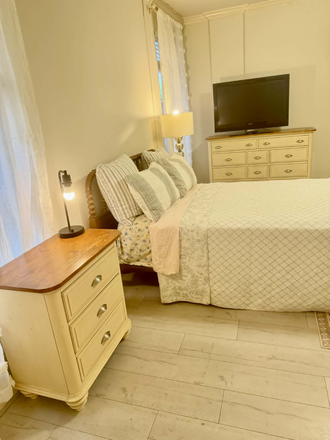 Hard wood dresser and night table - 1 large bedroom private full bath all furnished all bills included female only House
