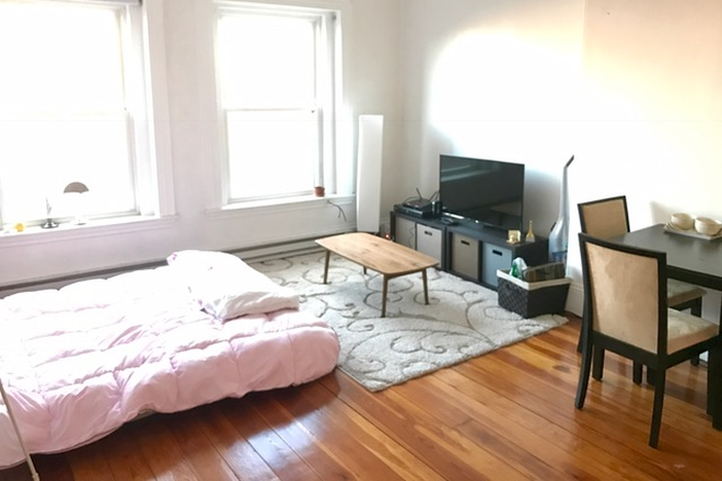 Visit hubrealtyproperties.com - Beautiful studio with large bay windows with front views, close to Longwood Medical Area