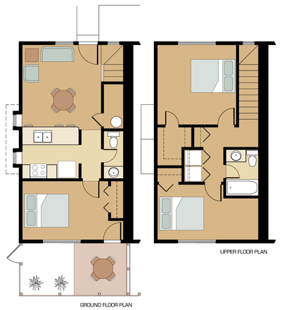Floor Plans - Goss Grove Townhome