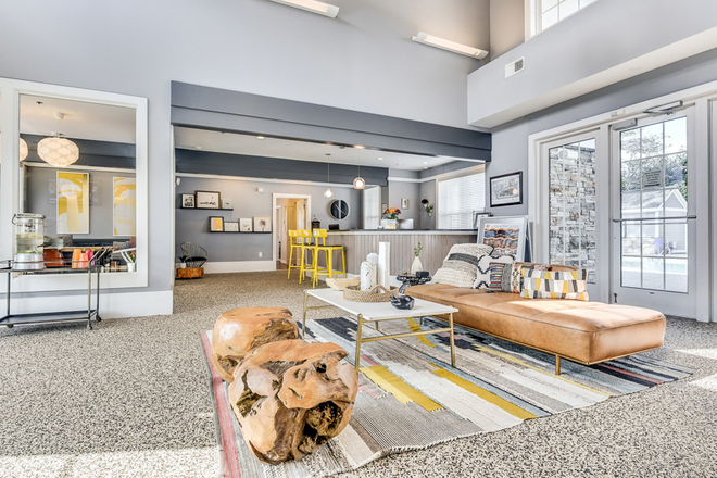Clubhouse lounge - The Nest at 4955 Apartments